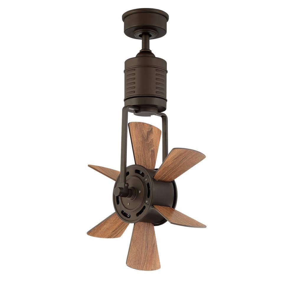 Home Decorators Collection YG658-EB Windhaven 20 in. Outdoor Espresso Bronze Ceiling Fan with Remote Control