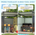 AECOJOY 6' x 6' Gazebo Outdoor Pergola for Patio, Small Lean to Hardtop Grill Gazebo