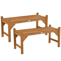 Tangkula 40” Outdoor Backless Bench for Deck Entryway Porch Indoor